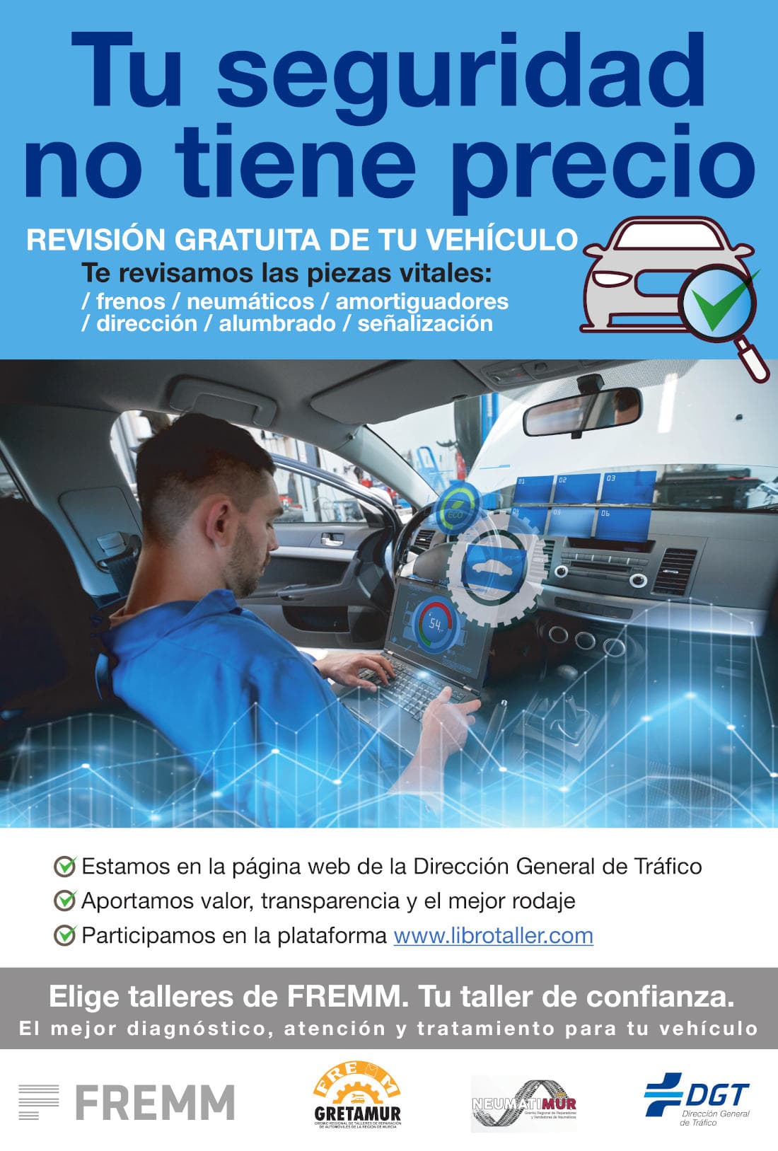 Taller Autofrutos - Revisión de vehículos gratuita durante la campaña de la DGT de Noviembre de 2019