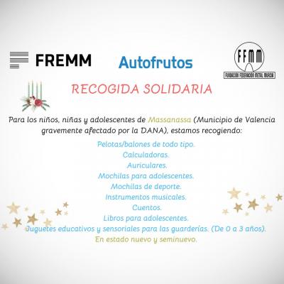 Descubre cómo Autofrutos apoya la recogida solidaria para niños y familias afectadas por la DANA en Massanassa