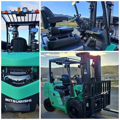 Descubre la carretilla elevadora Grendía EX Serie FD40-55, ideal para mover cargas de 4 a 5,5 toneladas. Alta productividad, bajo mantenimiento.