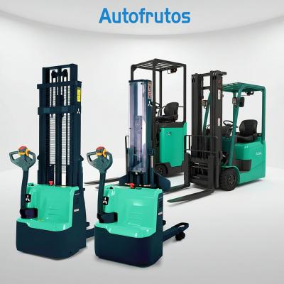 Autofrutos actualiza su catálogo con los nuevos apiladores Mitsubishi AXÍA XL y ESSENTÍAL. Soluciones para almacenes eficientes en Murcia y España
